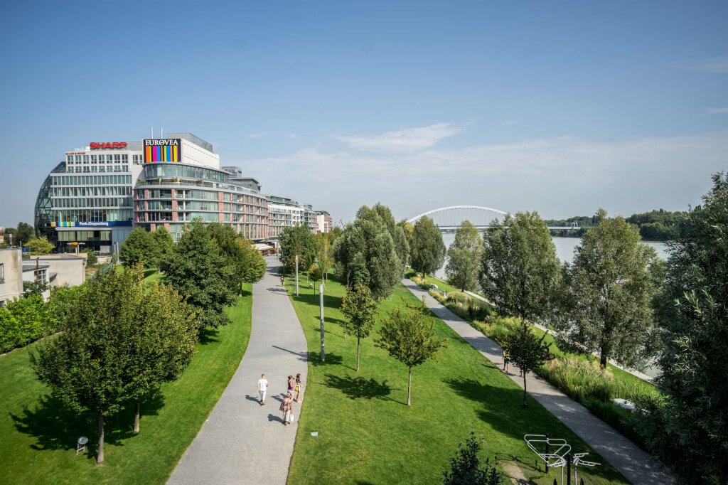 Eurovea riverfront